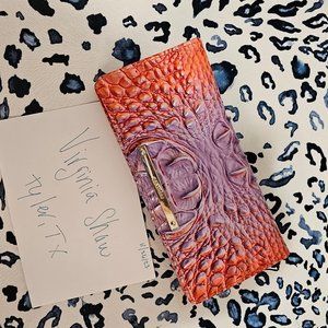 Brahmin Melbourne ADY Slim Wallet DAIQUIRI OMBRE